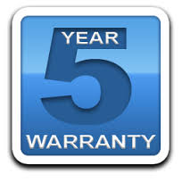 5 Year Service Warranty